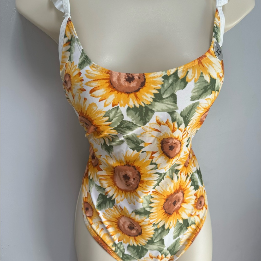 New! **Sunflower Delight One-Piece Swimsuit** size XL